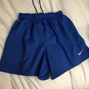 NIKE blue dri-fit size small shorts